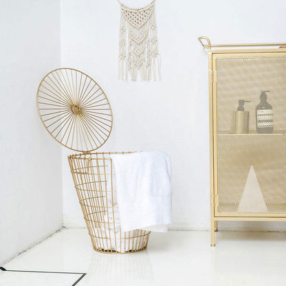 Panier à Linge Design Scandinave en Métal