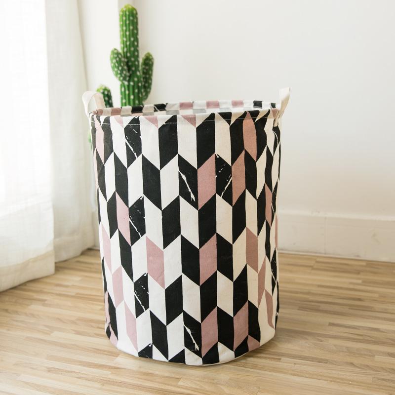 Panier à Linge Design Style Géométrique