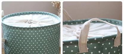Panier à Linge Design Turquoise Mona