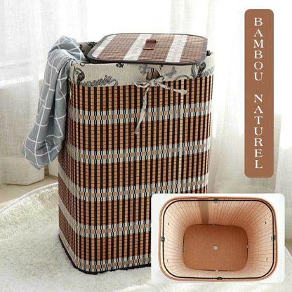 Panier à Linge en Bambou Design Japonais