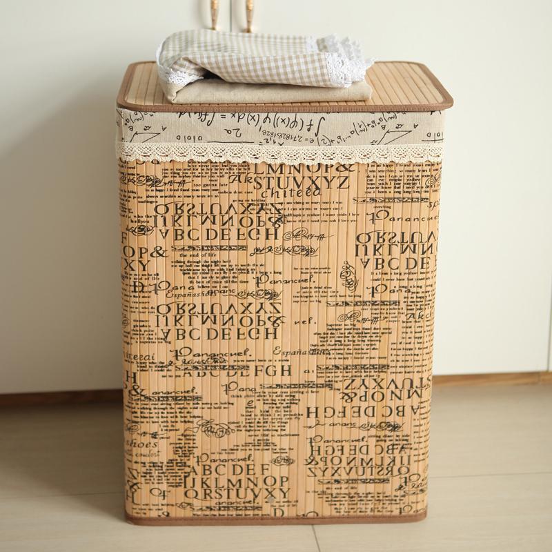 Panier à Linge en Bambou Design Nosco