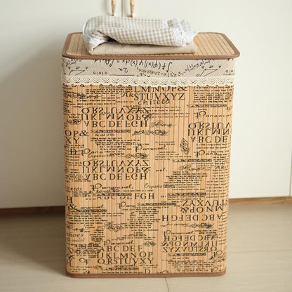Panier à Linge en Bambou Design Nosco