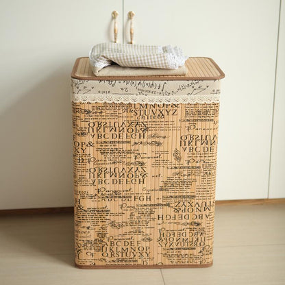 Panier à Linge en Bambou Design Nosco