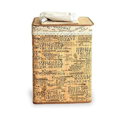 Panier à Linge en Bambou Design