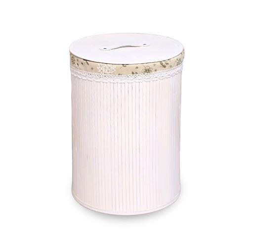 Panier à Linge en Bambou Salle de Bain Chic