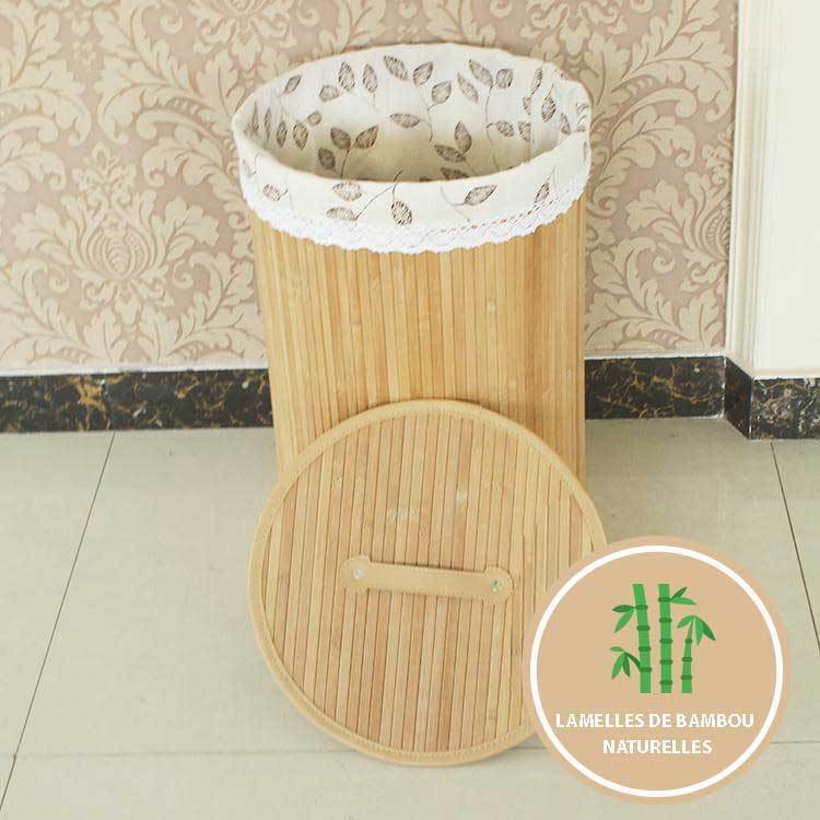 panier naturel pour salle de bain