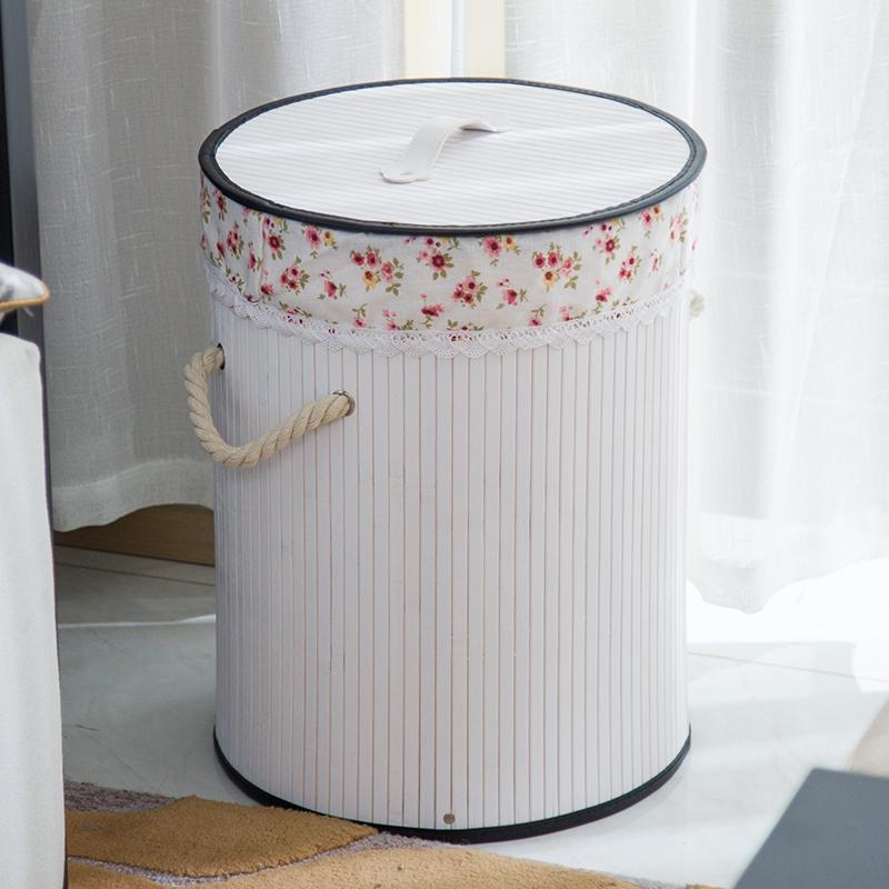 Taille L panier linge printemps rose