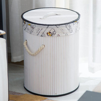 Taille L panier linge bambou voyageur