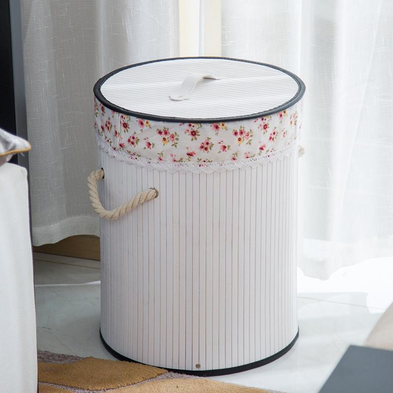 Taille M panier linge printemps rose