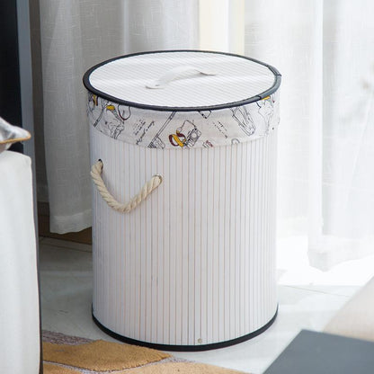 Taille M panier linge bambou voyageur
