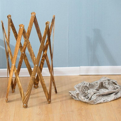 Panier à Linge en Bois Pliable NY Times