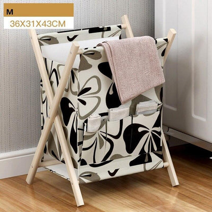 panier pliable en bois taille M