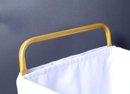Panier à Linge en Métal sur Roulettes