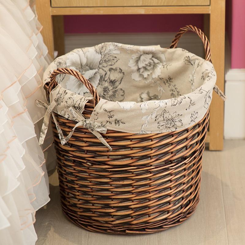 Panier à Linge en Osier Artisanal