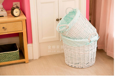 Panier à Linge en Osier Artisanal