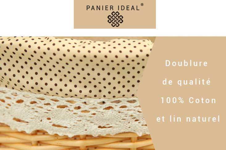 Panier à Linge en Osier Bébé Ourson