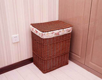 Panier à Linge en Osier Grand Modèle Flora