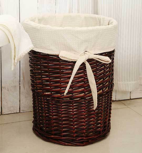 Panier à Linge en Osier Tressé Moreno