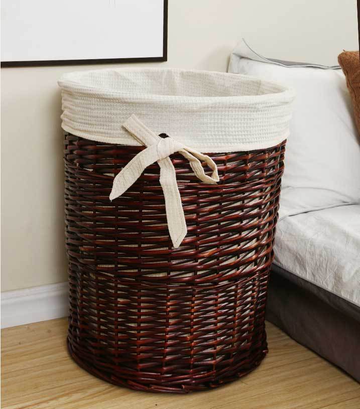 Panier à Linge en Osier Tressé Moreno