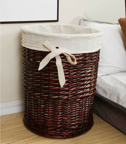 Panier à Linge en Osier Tressé Moreno