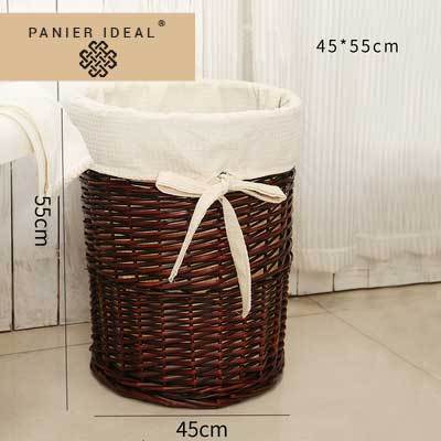 Panier à Linge en Osier Tressé Moreno