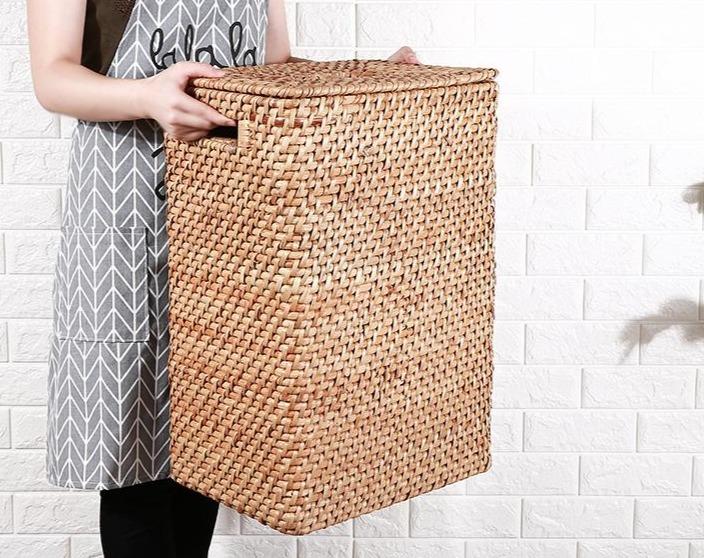 Panier à Linge en Rotin Tressé Hanoï
