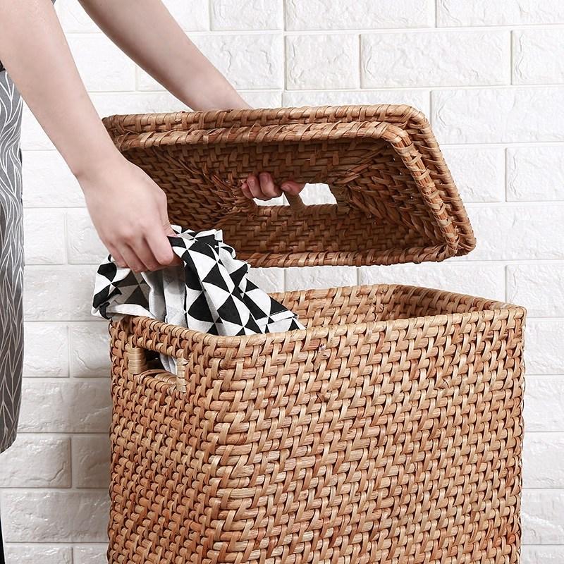 Panier à Linge en Rotin Tressé Hanoï