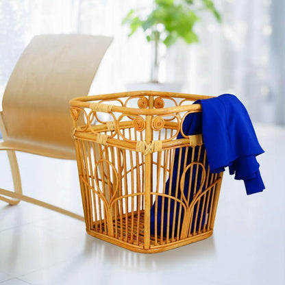 Panier à Linge en Rotin Design Concetto