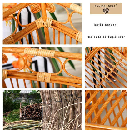 Panier à Linge en Rotin Design Concetto