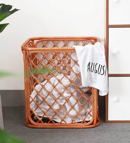 Panier à Linge en Rotin Fortis