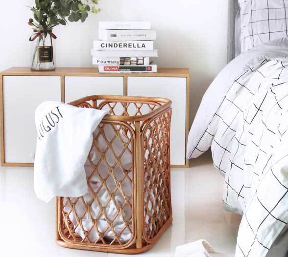Panier à Linge en Rotin Fortis
