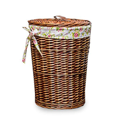 Panier à Linge en Rotin Marron Flora