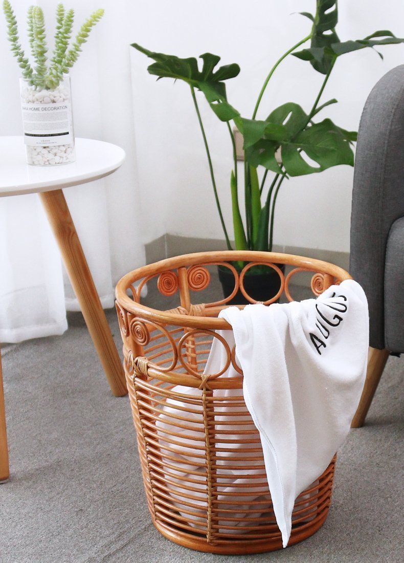 Panier à Linge en Rotin Naturel Vénus