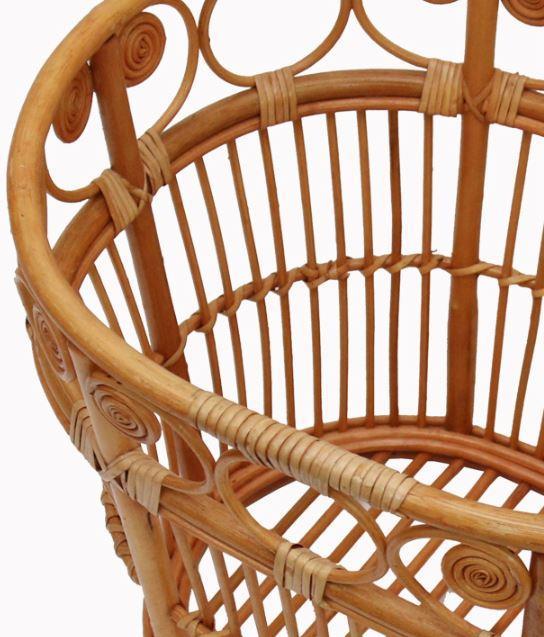 Panier à linge en Rotin Ovatio