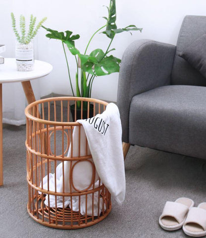 Panier à Linge en Rotin Rond Orbis