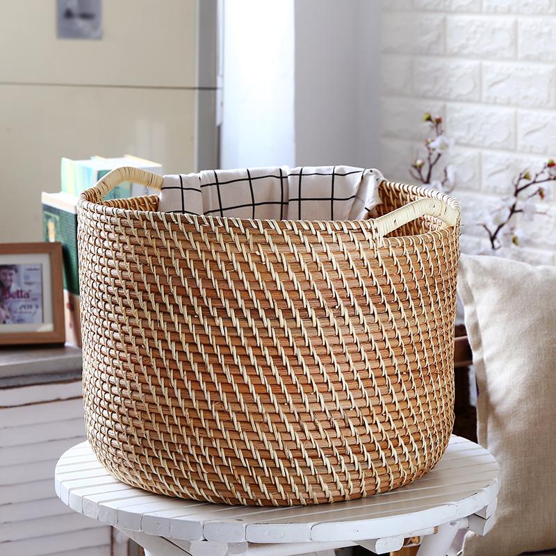 Panier à Linge en Rotin Vannerie Vietnamienne