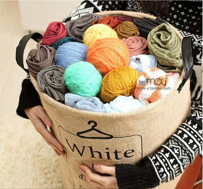 Panier à Linge en Tissu Jute Industrielle
