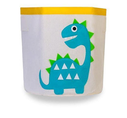 Panier à Linge Enfant Dinosaure Bleu