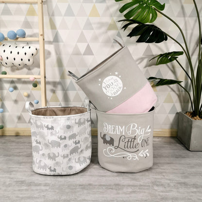 Panier à Linge Enfant  Motifs Éléphant