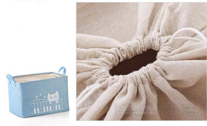 Panier à Linge Enfant Rangement en Tissu