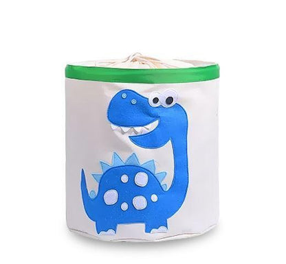 Panier à Linge Enfant Stégosaurus Bleu