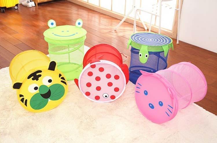 Panier à Linge Enfant Vert Anis