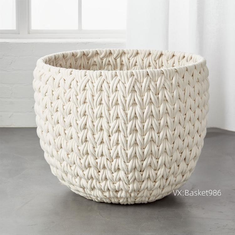 Panier à Linge Géant Design Tricoté Nexa