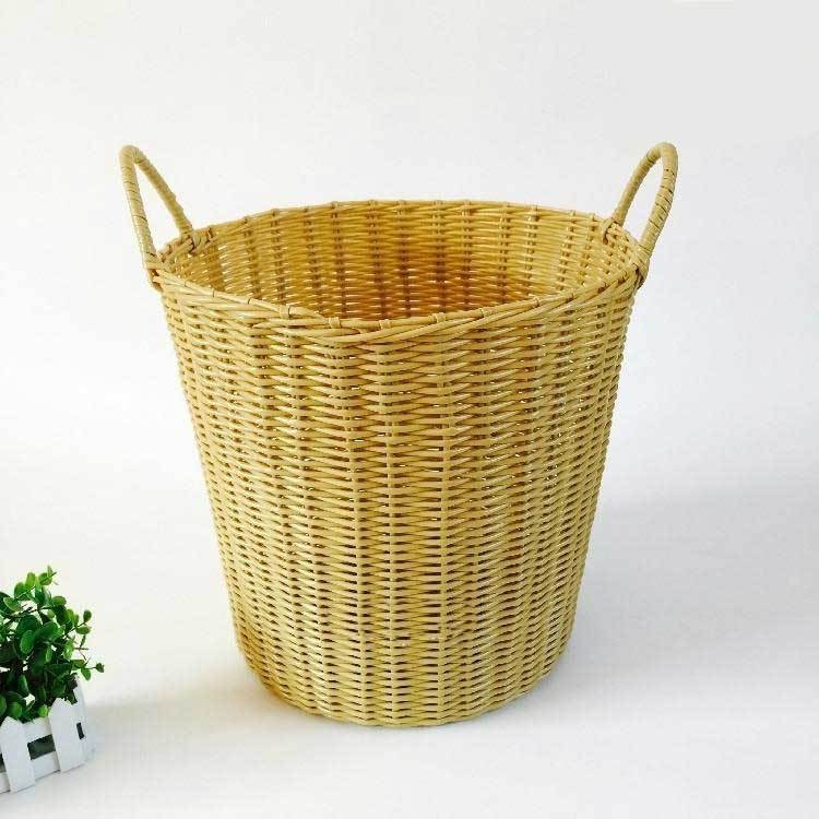 Panier à Linge Imitation Osier Simili