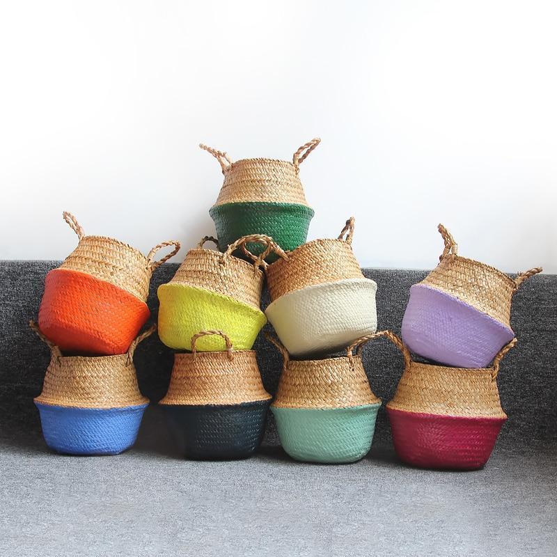 Panier à Linge Jonc de Mer Couleur Sable