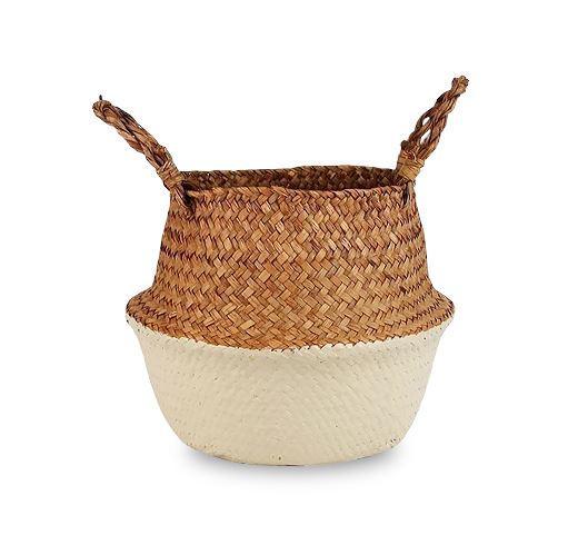 Panier à Linge Jonc de Mer Couleur Sable