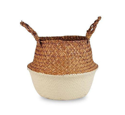 Panier à Linge Jonc de Mer Couleur Sable