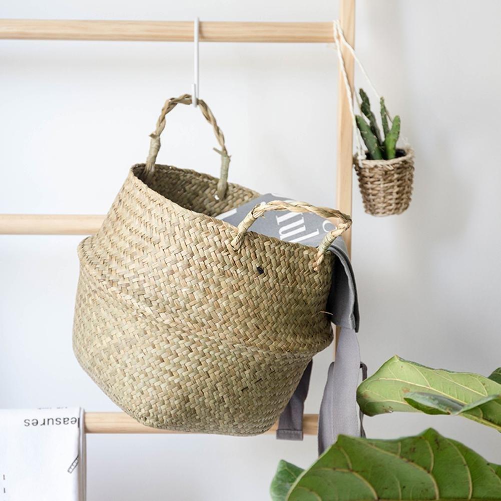 Panier à Linge Jonc de Mer Écologique