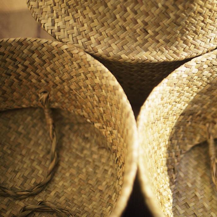 Panier à Linge Jonc de Mer Écologique