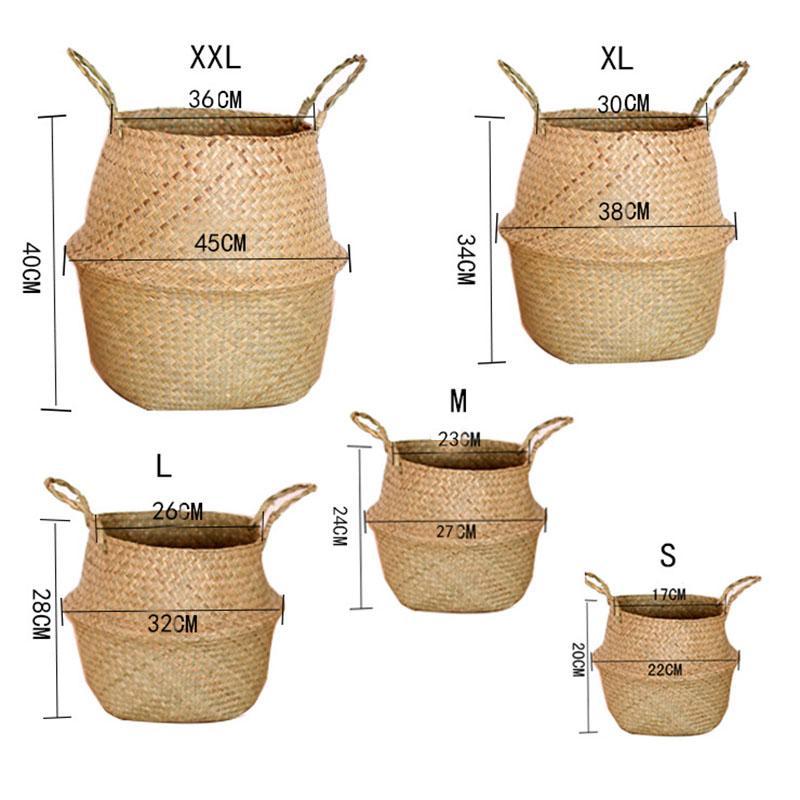 Panier à Linge Jonc de Mer Écologique